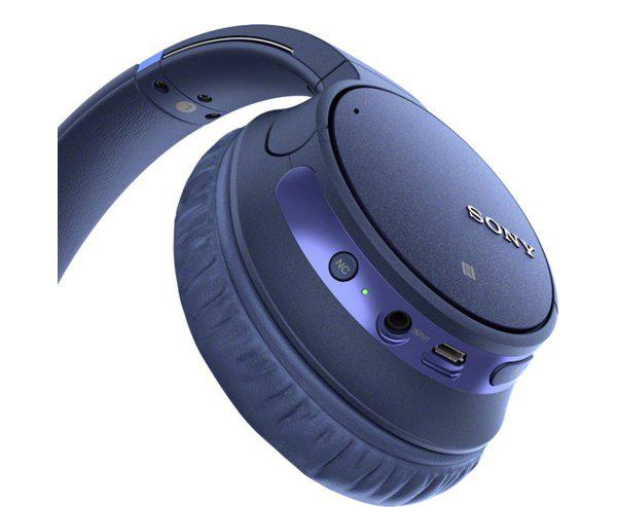 SONY Nauszne Noise Canseling WH-CH700N Niebieskie - 511051 - zdjęcie 3